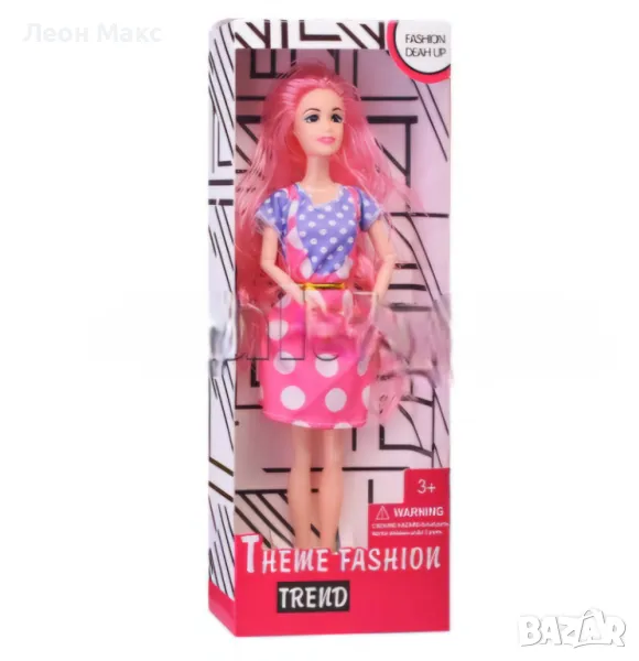 Кукла Барби с рокля 29см подвижна , снимка 1