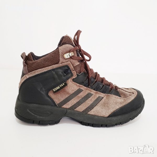 Adidas Gore-tex Climaproof Маратонки Туристически Обувки Велур Кожа 34-35, снимка 1