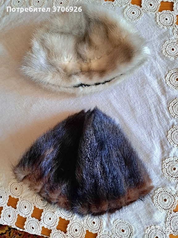 дамски шапки от естествени кожи, снимка 1