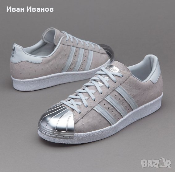 кецове /маратонки ADIDAS SUPERSTAR 80S METAL TOE  номер 39-39 1/3, снимка 1