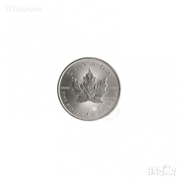 1 oz Сребро Кленов лист - 2023, снимка 1