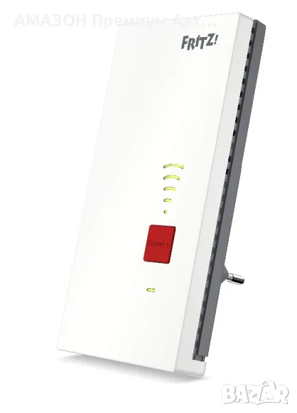 AVM FRITZ!WLAN Mesh Repeater 2400 (Двойна WLAN AC+N до 1733 MBit/s(5 GHz)+600 MBit/s(2,4 GHz),1xGiga, снимка 1
