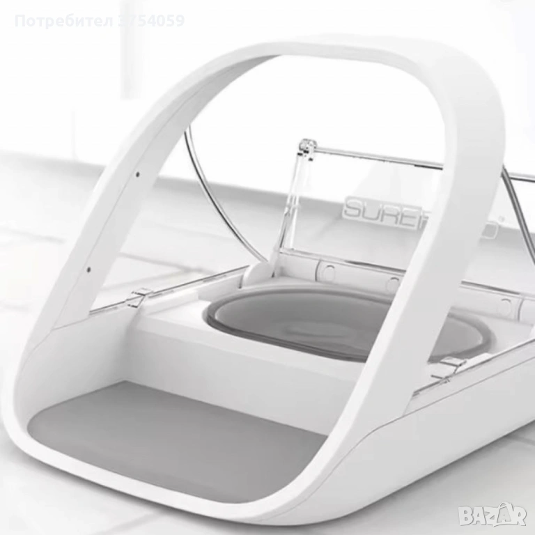 Интелигентна купа за хранене с капак, която се отваря само за „правилното“ животно SureFeed Microchi, снимка 1