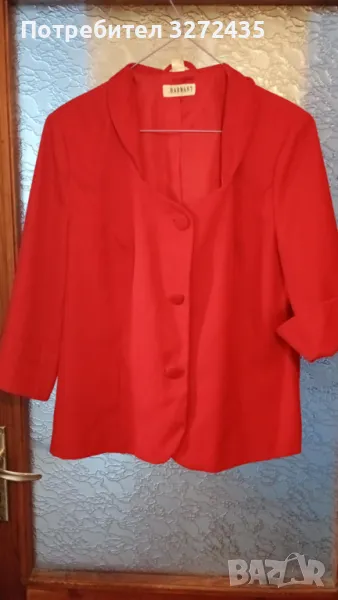 Червено елегантно сако, снимка 1