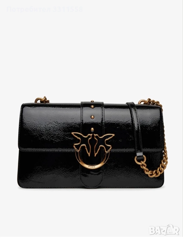 Дамска чанта Pinko Love One Light Cl PE 25 PLTT 105313 A1UV Черен, снимка 1