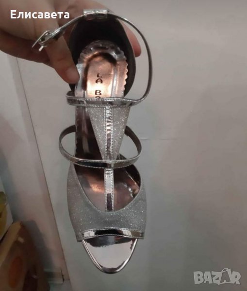 Дамски сандали на висок ток, снимка 1