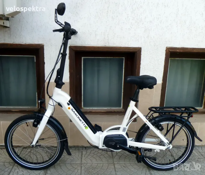 Електрически САКСОНЕТ сгъваем !  20 цола ! На 70 км. Като НОВ !, снимка 1