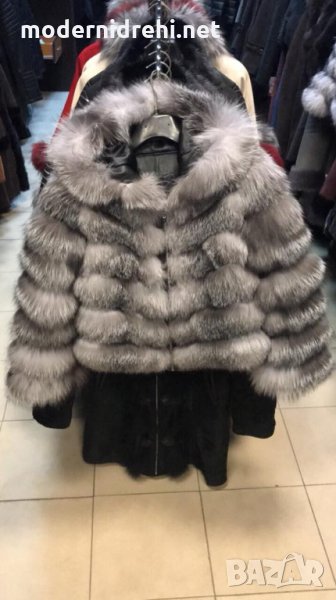 Дамско луксозно палто лисица код 3229, снимка 1
