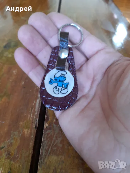 Стар ключодържател Смърф, снимка 1