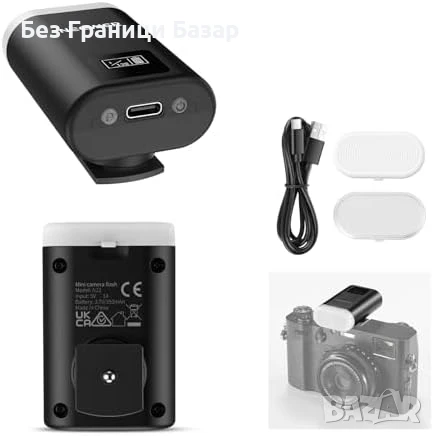 Нова Компактна фото светкавица NEEWER BASICS за камери с hot shoe фото, снимка 1