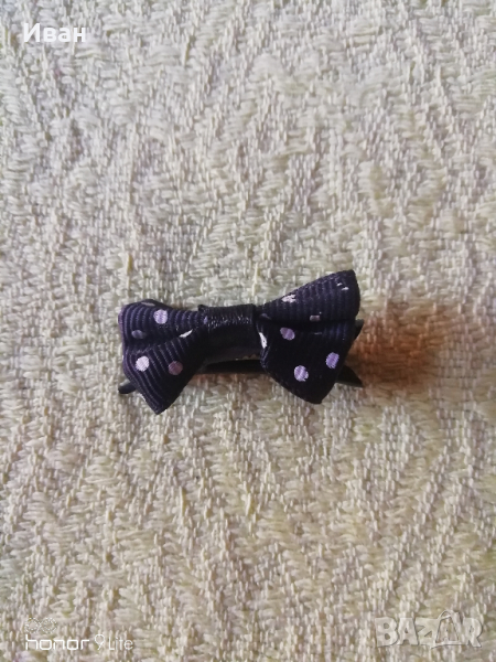 Шнола за коса с панделка 3,5 см - само по телефон!, снимка 1