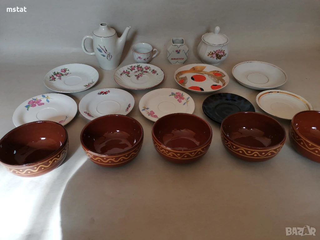 Стари керамични и порцеланови съдове, снимка 1