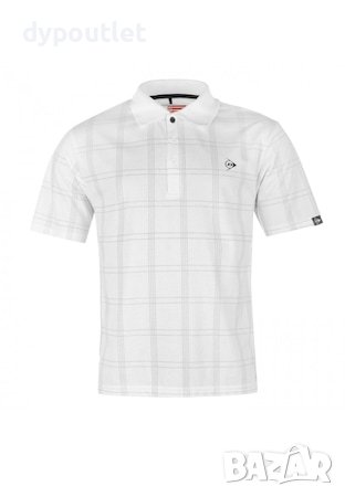 Dunlop Check Polo - Мъжка спортна тениска с яка, размер XS., снимка 1