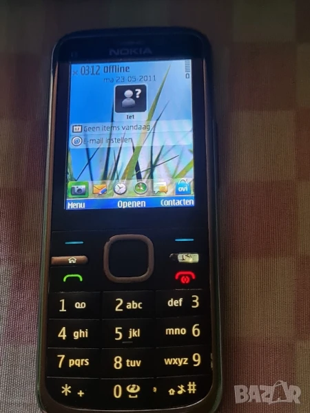 Мобилен телефон нокиа Nokia C5-00 сив 5MP, GPS, symbian, ram 512 bluetooth , снимка 1