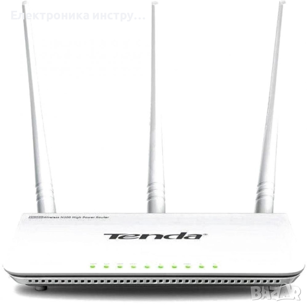 Рутер Tenda F3 300Mbps, 3 антени, снимка 1