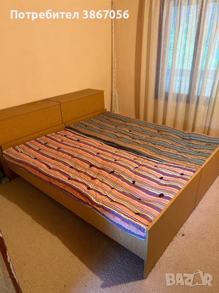 Легло с включени дюшек, пружина и ракла - 2 бр., снимка 1
