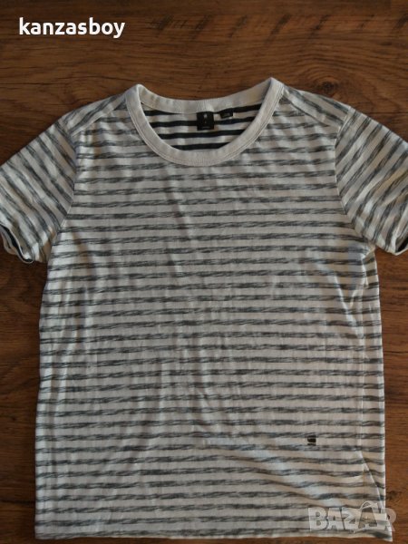 g-star elxa stripe straight r t wmn - страхотна дамска тениска КАТО НОВА, снимка 1