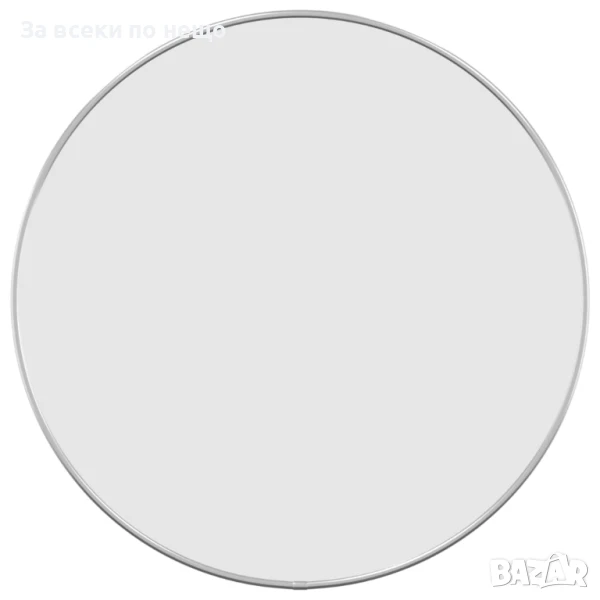 Стенно огледало сребро Ø 50 см кръгло Код P979, снимка 1