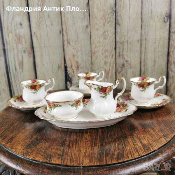 Комплект за чай Royal Albert Old County Roses, снимка 1