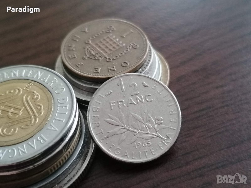 Монета - Франция - 1/2 (половин) франк | 1965г., снимка 1