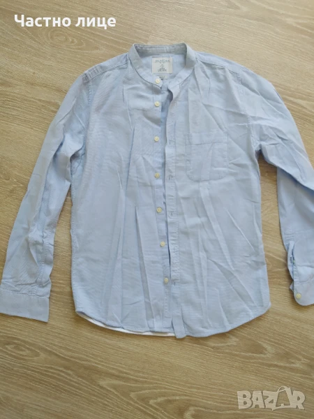 Мъжка риза с дълъг ръкав , снимка 1