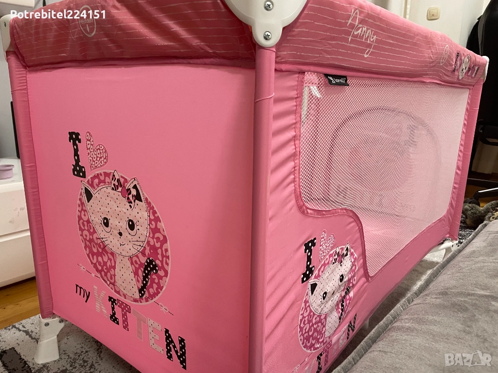 Бебешка сгъваема кошарка легло и матрак Magniflex, снимка 1