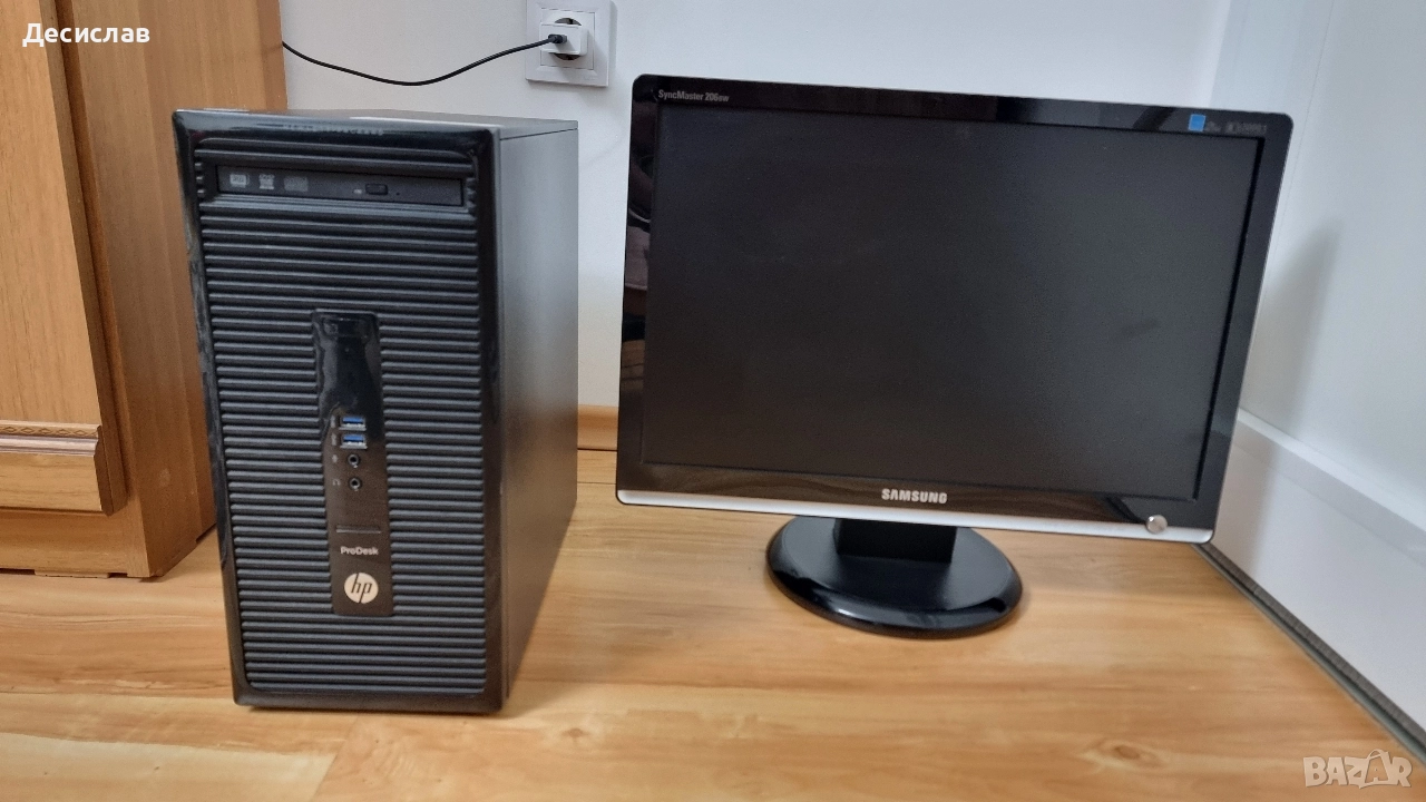 Компютър HP с монитор Samsung, снимка 1