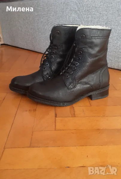 Дамски боти естествена кожа номер 37, снимка 1