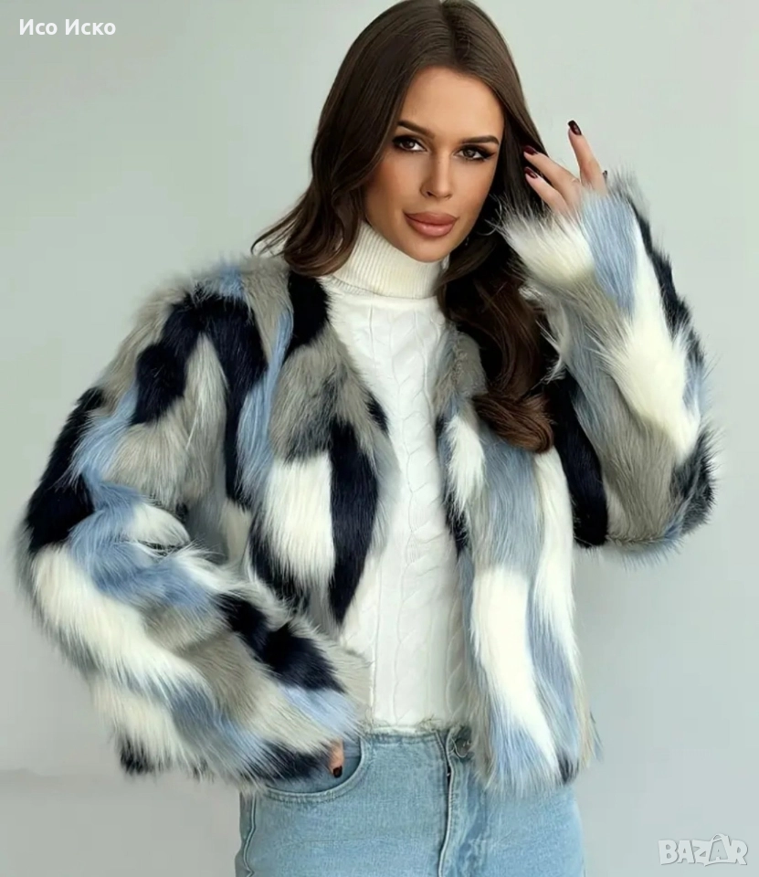 Дамско модерно зимно палто, снимка 1