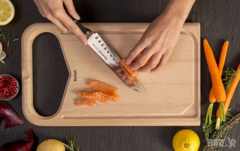 Азиатски нож Santoku Tefal Ingenio Ice Force 18 сm / Тефал в Прибори за ...