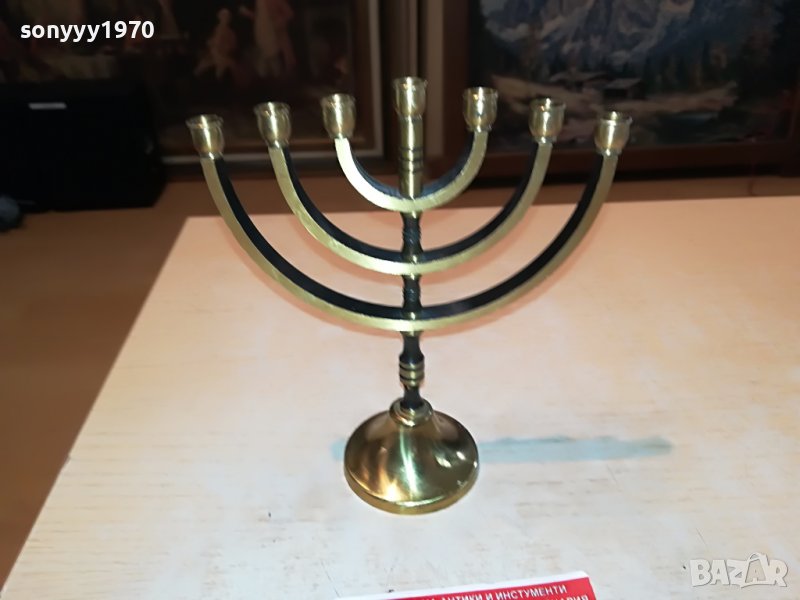 евреиски свещник-внос швеция 2405221414, снимка 1