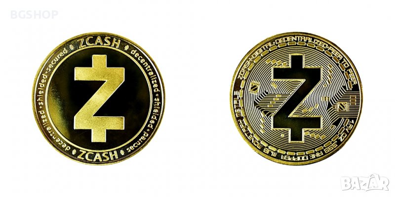 Zcash Coin / Зкеш Монета ( ZEC ) - Gold, снимка 1