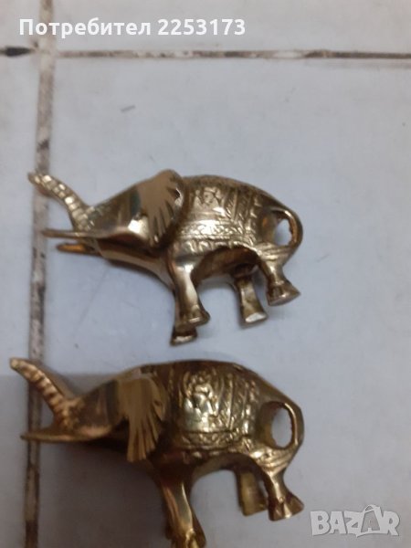 Два бронзови слона, снимка 1