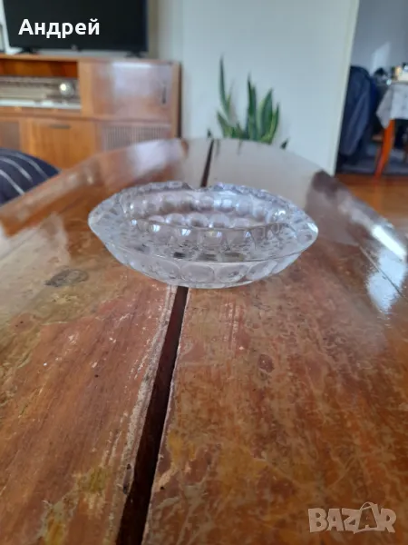 Стар стъклен пепелник #4, снимка 1