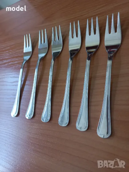Десертни вилици неръждаема стомана 14,5 см Stainless steel, снимка 1