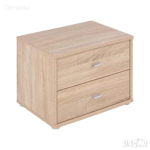 Нощно шкафче дъб сонома-50х35.2х38.1/нощно шкафче, снимка 1