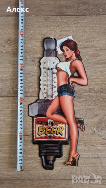 Еротика– метален термометър–39см, снимка 1