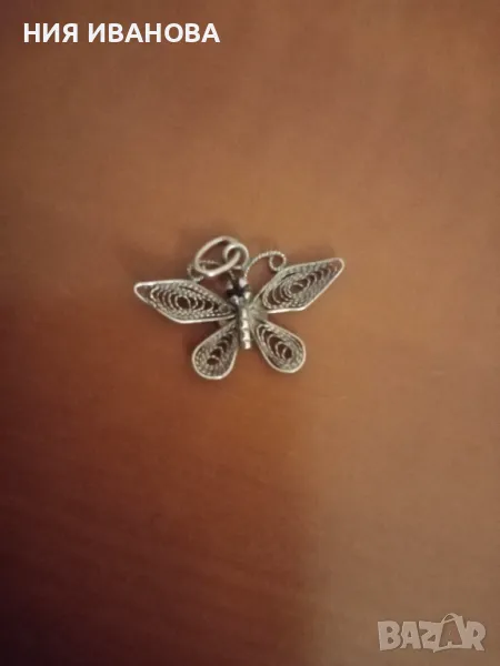 Сребърна висулка, снимка 1