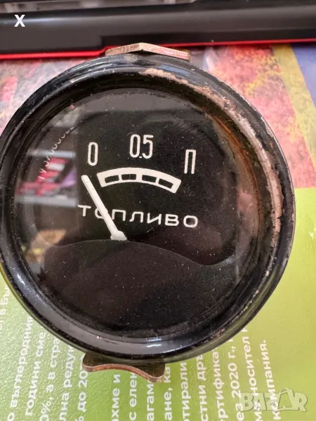 УБ 200 ГАЗ 69 МАНОМЕТЪР ПОКАЗАТЕЛ ГОРИВО НОВ СССР, снимка 1