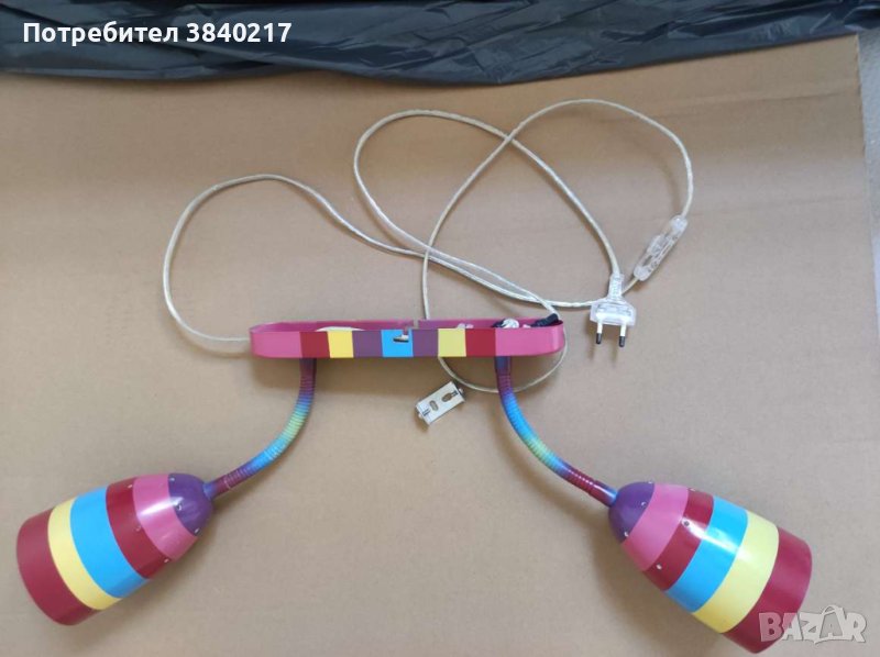 Двойна лампа за стена, снимка 1