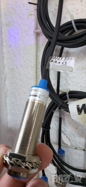 индуктивен датчик, индуктивни датчици М12 - n,p,n - нормално отворен и нормално затворен , снимка 1