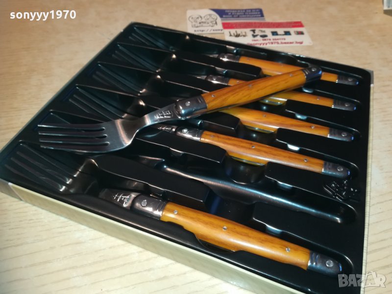 laguiole new-6бр маркови вилици 1612202041, снимка 1
