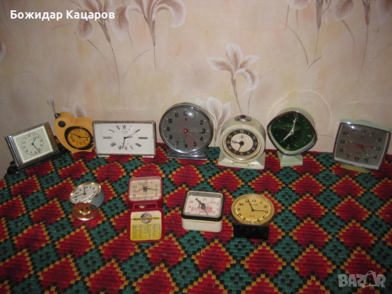 Лот, от 11 стари часовници. Цена 140 лева(71.58 €), за всичко. Пращам по Еконт. За София, може да ги, снимка 1