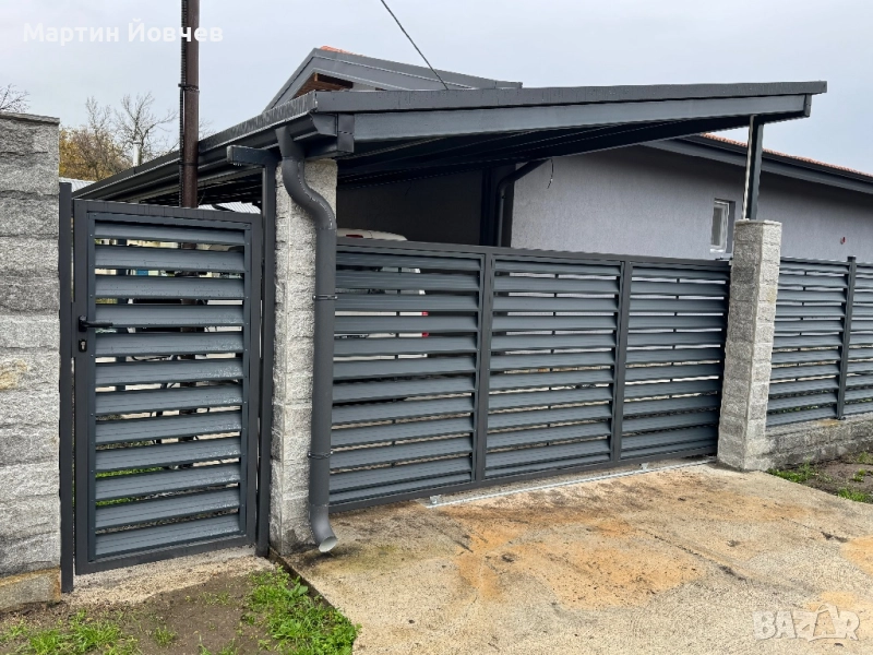 Метална конструкция с термопанел,врати,гаражи, снимка 1