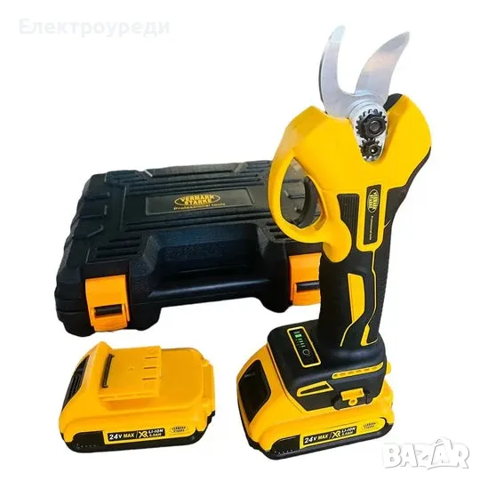 Акумулаторна Лозарска Ножица Vermark Starke / 24V, 5Ah /, снимка 1