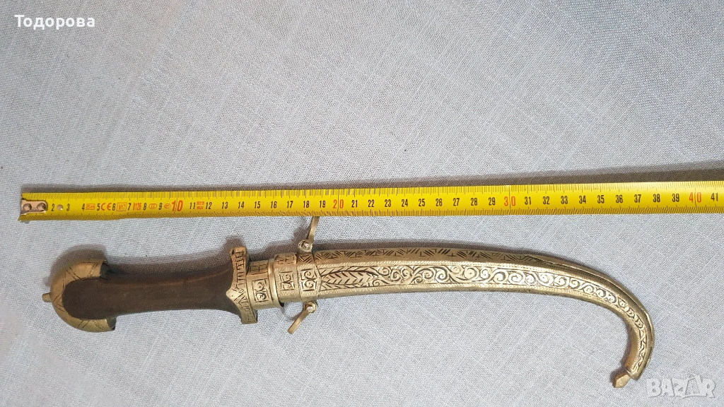 Старинен ритуален нож ,кумая,кама,кинжал, снимка 1