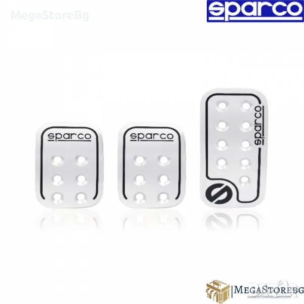 Спортни алуминиеви подложки за педали Sparco OPC04060000, снимка 1