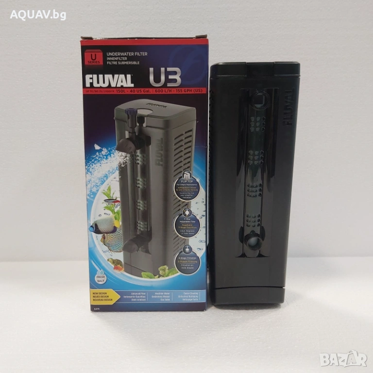Вътрешен филтър за аквариум FLUVAL U3, снимка 1