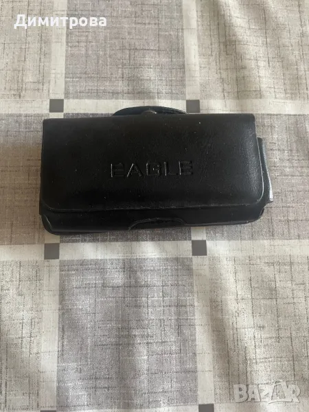 Калъф кожен за телефон с надпис Eagle, снимка 1