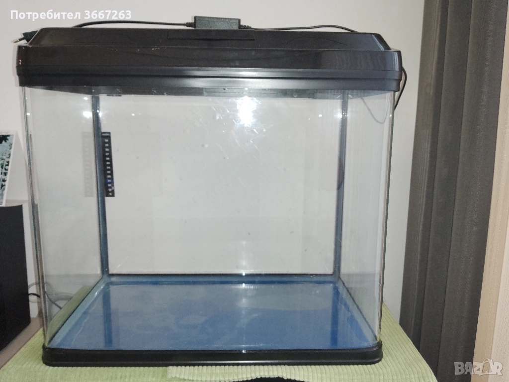  Аквариум 500 EL - black 70л в гаранция - неизползван, снимка 1